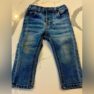 LIKE NEW! 7 For All Mankind Classic Blue Jeans. Toddler size 12 months.